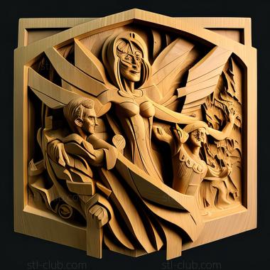 3D модель Поклонник с планом Грозный враг Мать Координатор E (STL)